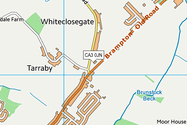 CA3 0JN map - OS VectorMap District (Ordnance Survey)