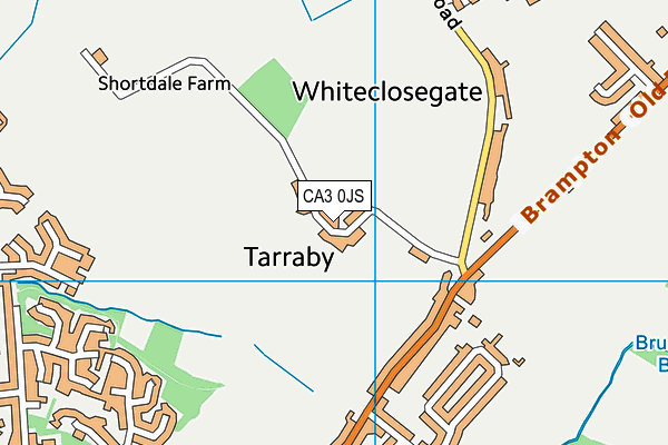 CA3 0JS map - OS VectorMap District (Ordnance Survey)