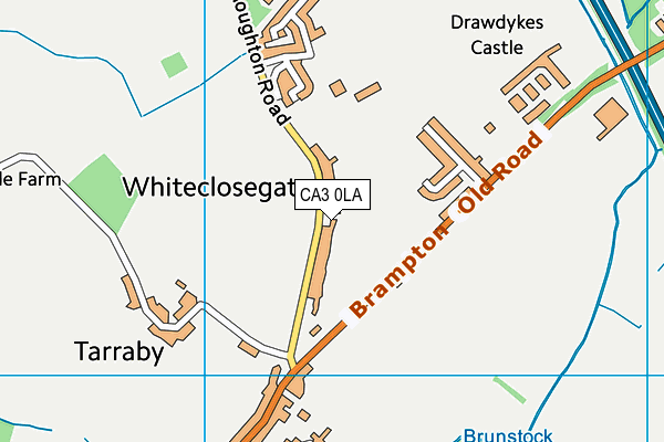 CA3 0LA map - OS VectorMap District (Ordnance Survey)