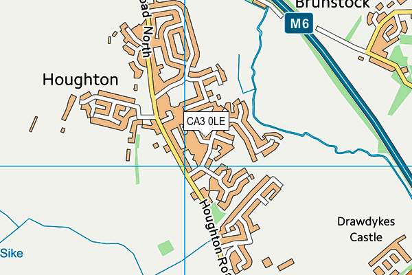 CA3 0LE map - OS VectorMap District (Ordnance Survey)