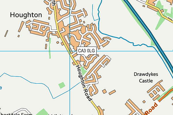 CA3 0LG map - OS VectorMap District (Ordnance Survey)