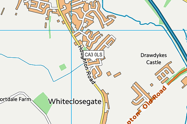 CA3 0LS map - OS VectorMap District (Ordnance Survey)