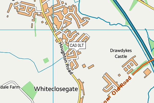 CA3 0LT map - OS VectorMap District (Ordnance Survey)