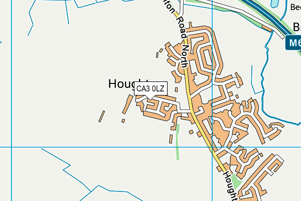 CA3 0LZ map - OS VectorMap District (Ordnance Survey)