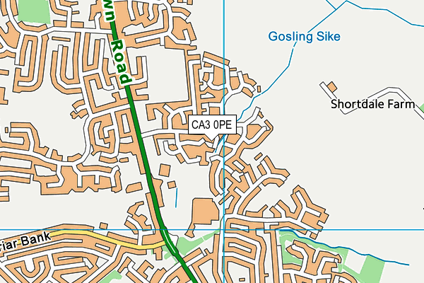 CA3 0PE map - OS VectorMap District (Ordnance Survey)