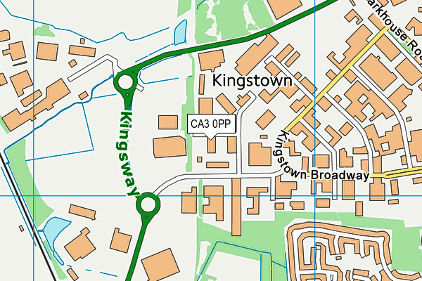 CA3 0PP map - OS VectorMap District (Ordnance Survey)