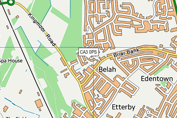 CA3 0PS map - OS VectorMap District (Ordnance Survey)