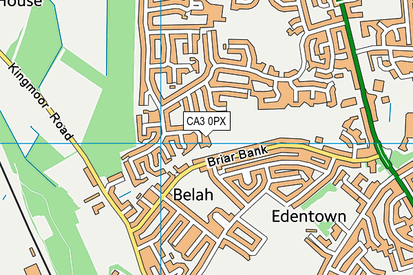 CA3 0PX map - OS VectorMap District (Ordnance Survey)