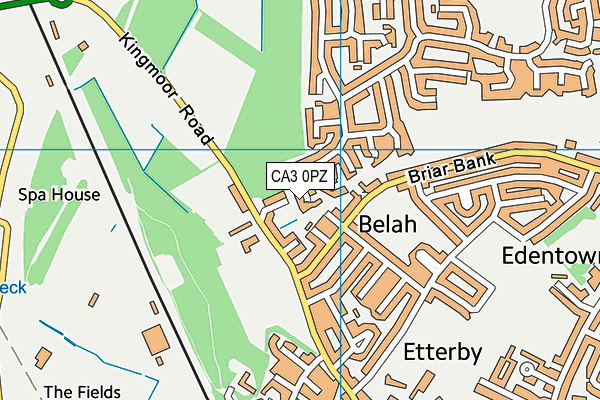 CA3 0PZ map - OS VectorMap District (Ordnance Survey)