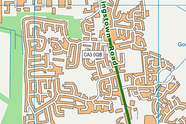 CA3 0QB map - OS VectorMap District (Ordnance Survey)