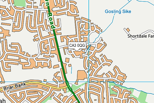 CA3 0QG map - OS VectorMap District (Ordnance Survey)