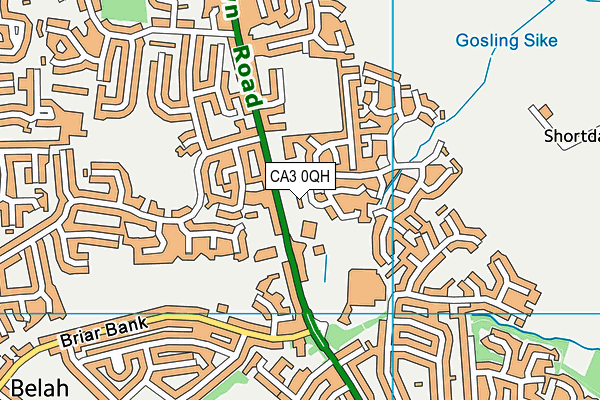 CA3 0QH map - OS VectorMap District (Ordnance Survey)