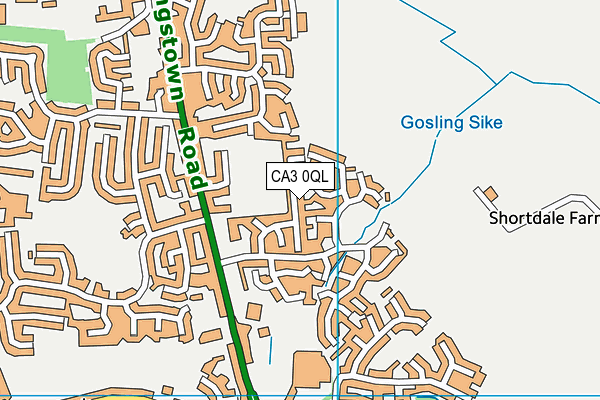 CA3 0QL map - OS VectorMap District (Ordnance Survey)