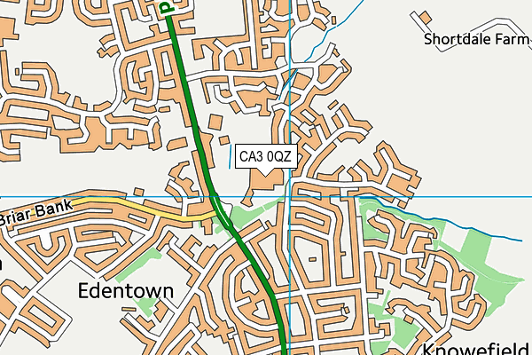 CA3 0QZ map - OS VectorMap District (Ordnance Survey)