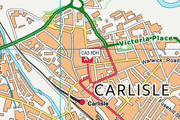 CA3 8DH map - OS VectorMap District (Ordnance Survey)