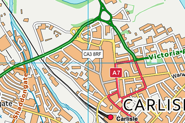 CA3 8RF map - OS VectorMap District (Ordnance Survey)