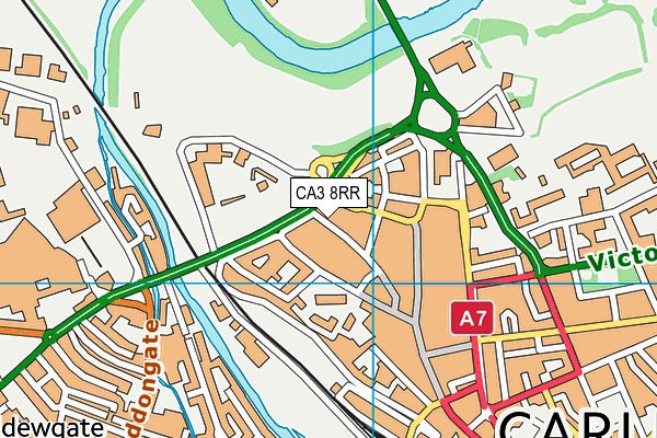 CA3 8RR map - OS VectorMap District (Ordnance Survey)