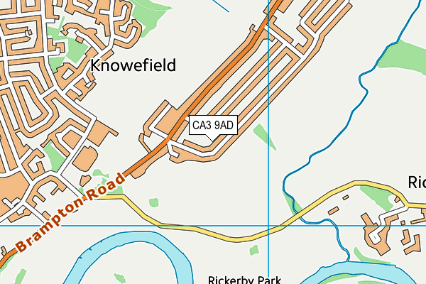 Rickerby Park map (CA3 9AD) - OS VectorMap District (Ordnance Survey)