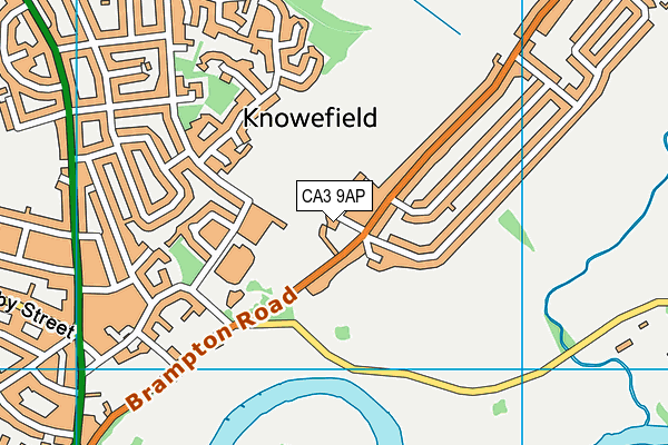 CA3 9AP map - OS VectorMap District (Ordnance Survey)