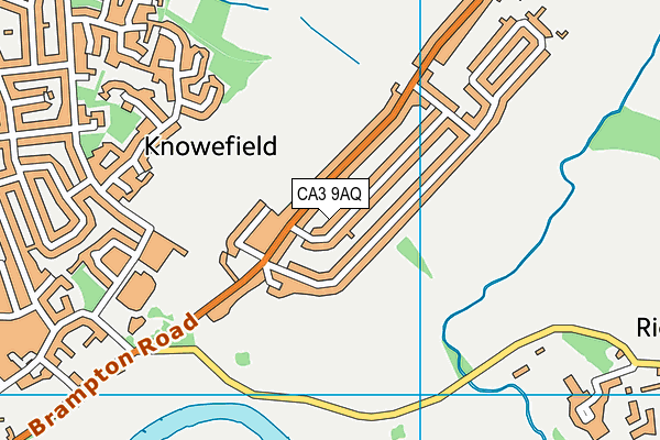 CA3 9AQ map - OS VectorMap District (Ordnance Survey)