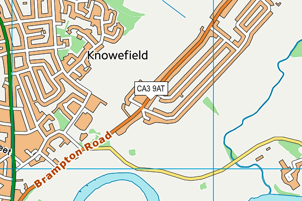 CA3 9AT map - OS VectorMap District (Ordnance Survey)