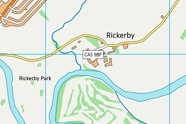 CA3 9BF map - OS VectorMap District (Ordnance Survey)