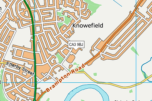 CA3 9BJ map - OS VectorMap District (Ordnance Survey)