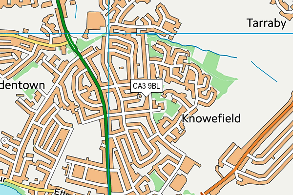 CA3 9BL map - OS VectorMap District (Ordnance Survey)