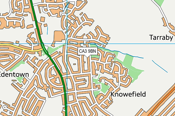 CA3 9BN map - OS VectorMap District (Ordnance Survey)