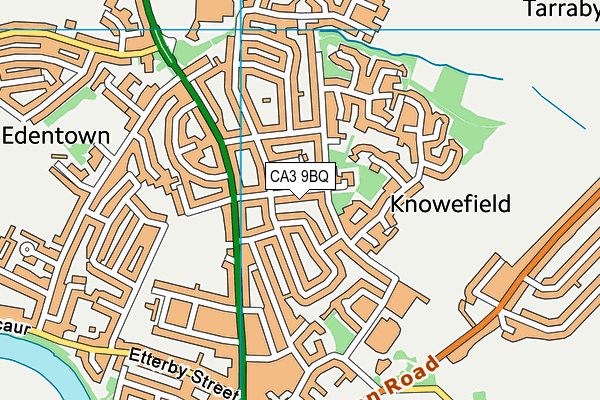 CA3 9BQ map - OS VectorMap District (Ordnance Survey)