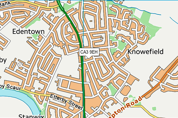 CA3 9EH map - OS VectorMap District (Ordnance Survey)