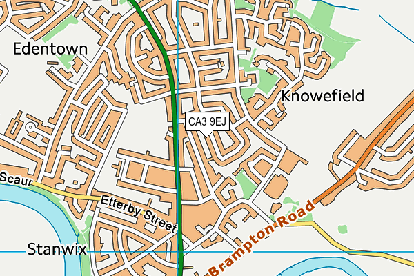 CA3 9EJ map - OS VectorMap District (Ordnance Survey)