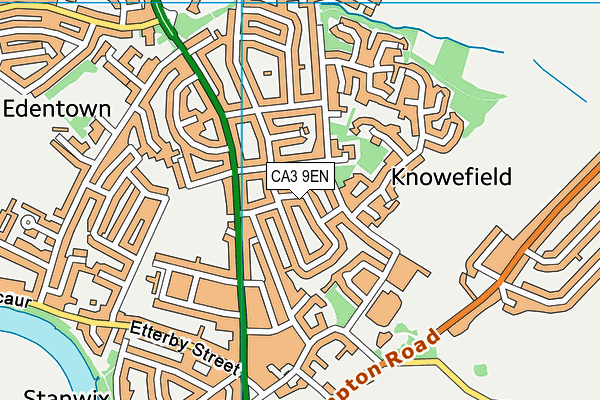 CA3 9EN map - OS VectorMap District (Ordnance Survey)