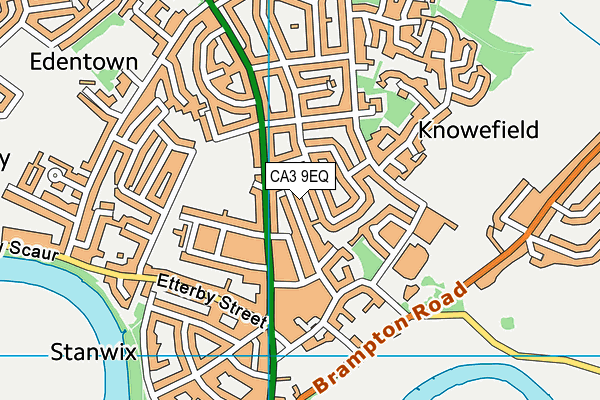 CA3 9EQ map - OS VectorMap District (Ordnance Survey)