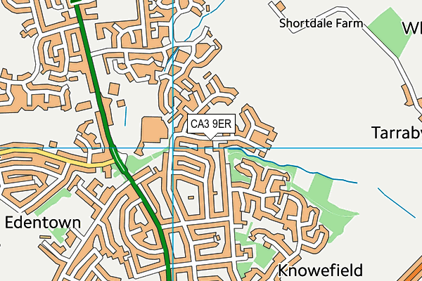 CA3 9ER map - OS VectorMap District (Ordnance Survey)