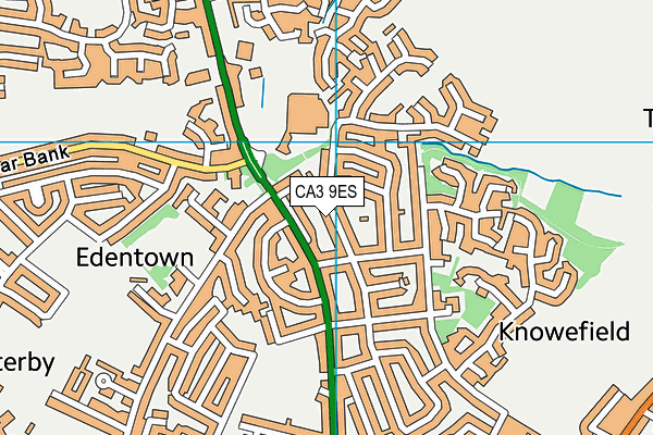 CA3 9ES map - OS VectorMap District (Ordnance Survey)