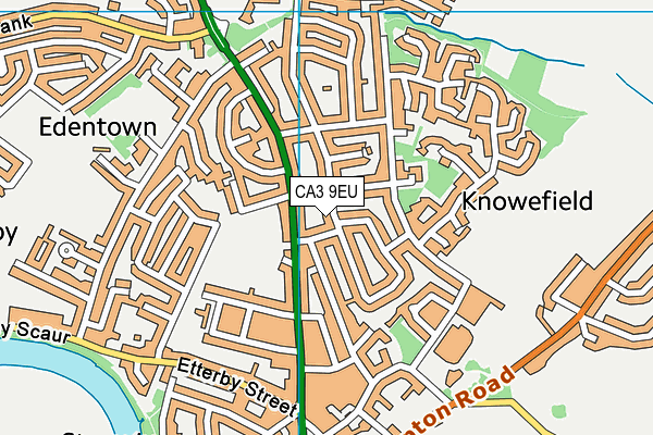 CA3 9EU map - OS VectorMap District (Ordnance Survey)