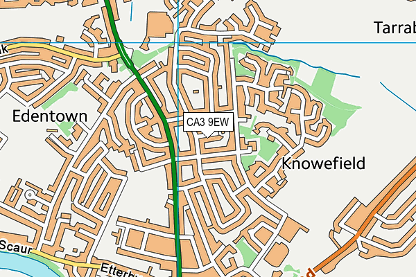 CA3 9EW map - OS VectorMap District (Ordnance Survey)