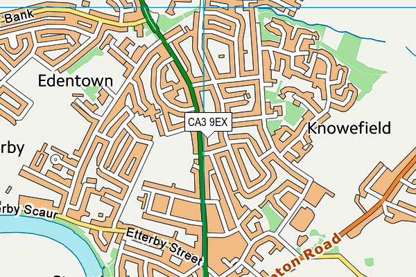 CA3 9EX map - OS VectorMap District (Ordnance Survey)