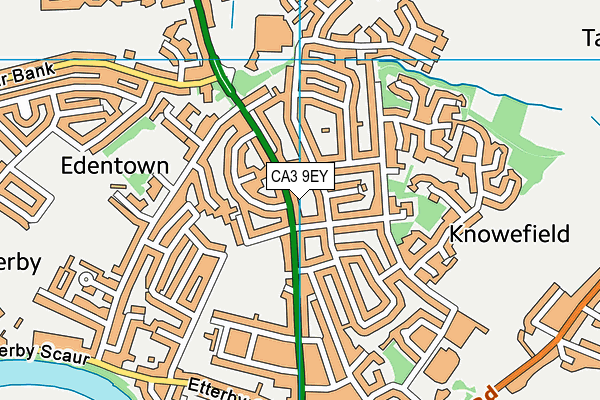 CA3 9EY map - OS VectorMap District (Ordnance Survey)