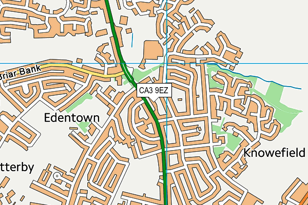 CA3 9EZ map - OS VectorMap District (Ordnance Survey)