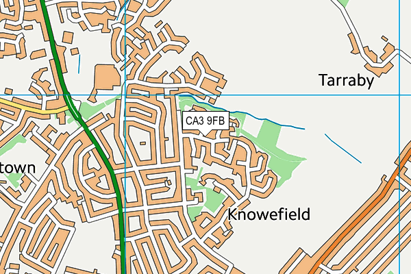 CA3 9FB map - OS VectorMap District (Ordnance Survey)