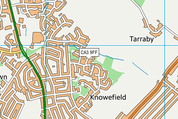 CA3 9FF map - OS VectorMap District (Ordnance Survey)