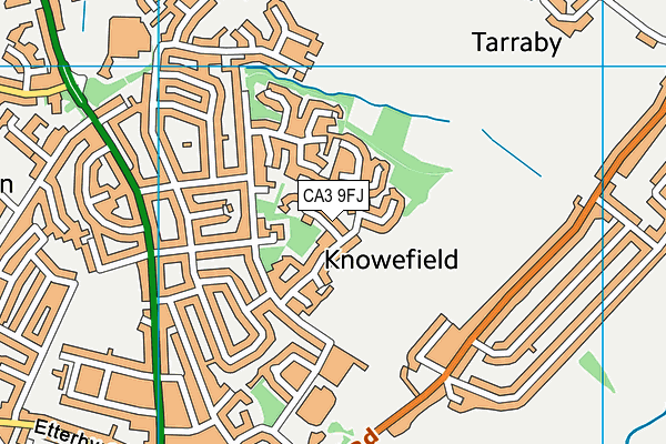 CA3 9FJ map - OS VectorMap District (Ordnance Survey)