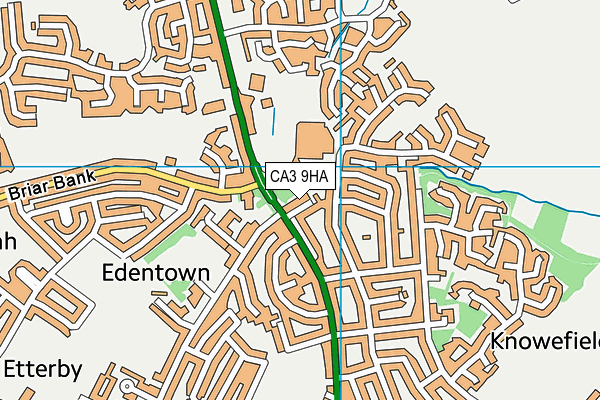 CA3 9HA map - OS VectorMap District (Ordnance Survey)