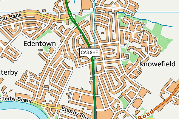 CA3 9HF map - OS VectorMap District (Ordnance Survey)