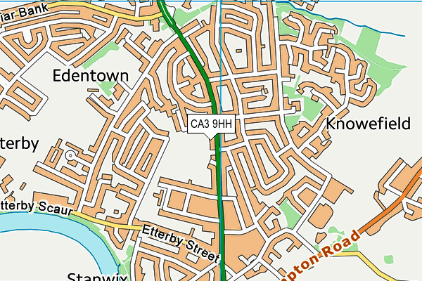 CA3 9HH map - OS VectorMap District (Ordnance Survey)