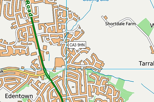 CA3 9HN map - OS VectorMap District (Ordnance Survey)