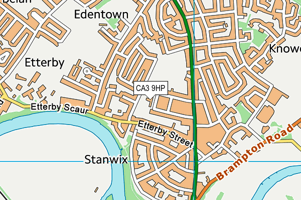 CA3 9HP map - OS VectorMap District (Ordnance Survey)