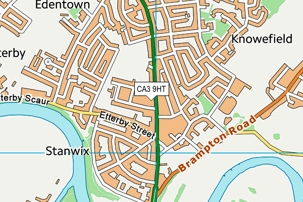 CA3 9HT map - OS VectorMap District (Ordnance Survey)